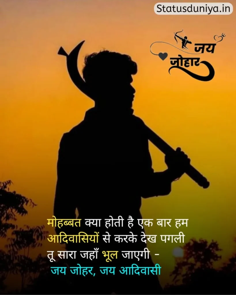 Adivasi Status In Hindi
आदिवासी स्टेटस इन हिंदी