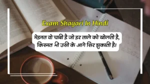 Exam Shayari In Hindi